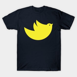 Green yellow bird drawing T-Shirt